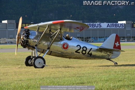 2017-09-16 Base Aerienne Sion 0037 Dewoitine D-26